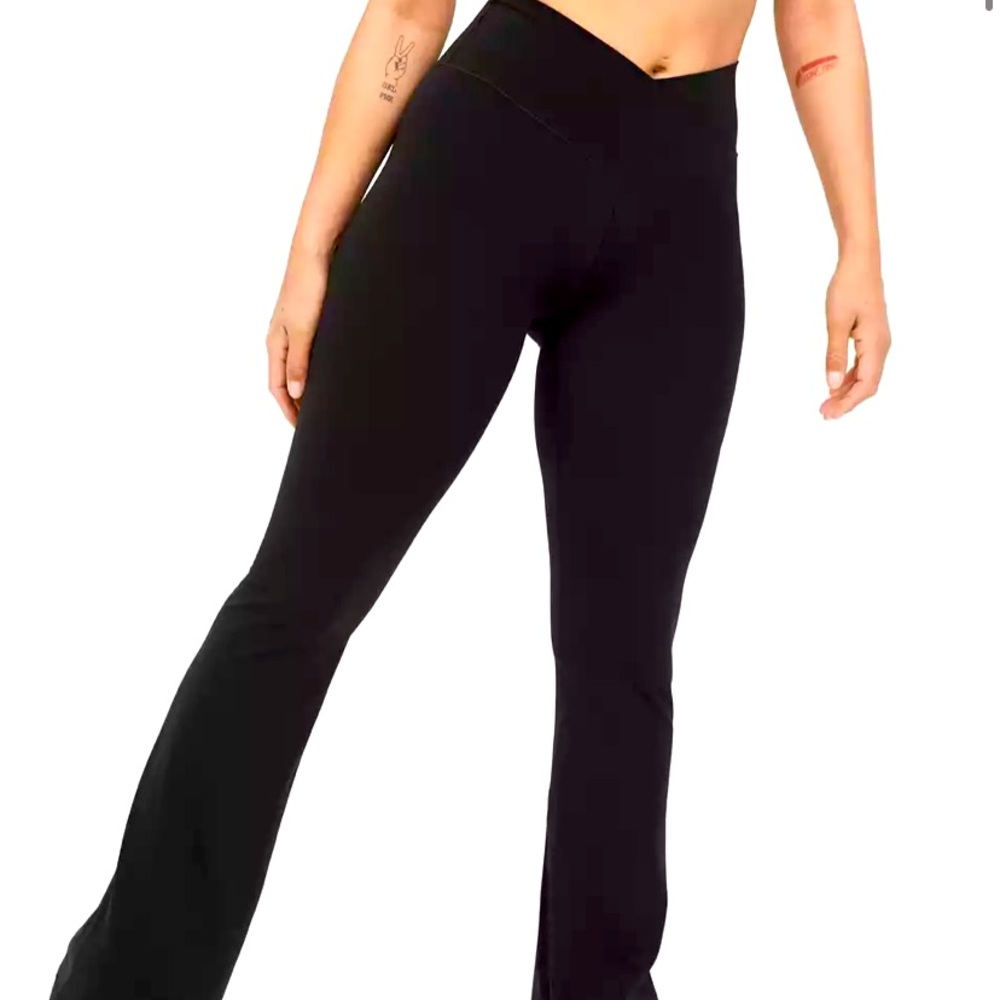 Aerie Crossover Flare Leggings